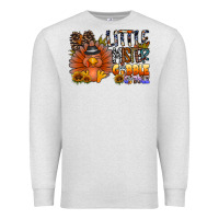 Oatmeal Heather little mister gobble gobble Premium Sweatshirt - CowhideDigitalArt
