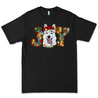 Black white shepherd christmas joy Premium Tee - RanaPortraitStore