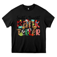 Black santa s favorite bank teller Heavy Core Tee - MaliasSmallBusiness