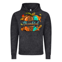 Vintage Black pumpkin thankful Vintage Hoodie - NancyCooperArtShop