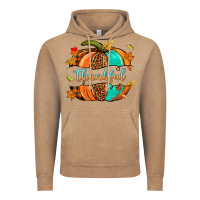 Vintage Coffee pumpkin thankful Vintage Hoodie - NancyCooperArtShop