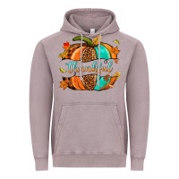 Vintage Zinc pumpkin thankful Vintage Hoodie - NancyCooperArtShop