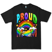 Black Western Proud Mom Premium Tee - BundleAndBundleShop