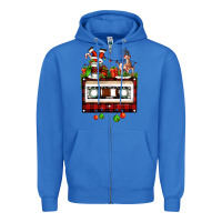 True Royal christmas cassette Zipper Hoodie - FaDigitalArtStudio