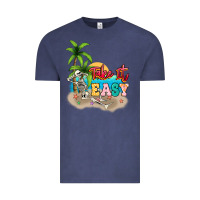 Vintage Denim take it easy Vintage Tee - NancyCooperArtShop