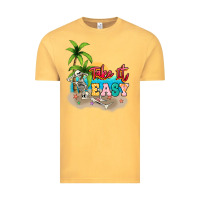 Vintage Mustard take it easy Vintage Tee - NancyCooperArtShop