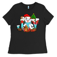 Black joy christmas with snowman bbs Ladies Tee - BundleAndBundleShop