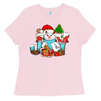 Bubblegum Pink joy christmas with snowman bbs Ladies Tee - BundleAndBundleShop