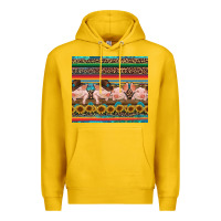 Lemon western serape pigs Premium Hoodie - RanaPortraitStore