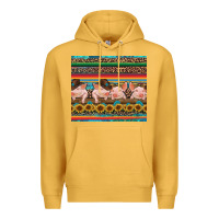 Mustard western serape pigs Premium Hoodie - RanaPortraitStore