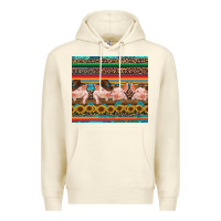 Sandshell western serape pigs Premium Hoodie - RanaPortraitStore