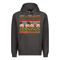 Smoke western serape pigs Premium Hoodie - RanaPortraitStore