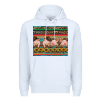 White western serape pigs Premium Hoodie - RanaPortraitStore