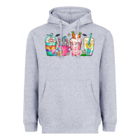 Heather Grey easter day coffee gnome Heavyweight Hoodie - CowhideDigitalArt