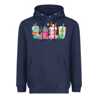 Navy easter day coffee gnome Heavyweight Hoodie - CowhideDigitalArt
