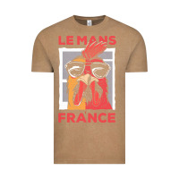 Vintage Coffee le mans t  shirt le mans france gallic rooster t  shirt Vintage Tee - linhVisuals