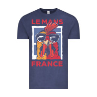Vintage Denim le mans t  shirt le mans france gallic rooster t  shirt Vintage Tee - linhVisuals