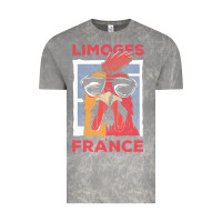 Cloud Rock limoges t  shirt limoges france gallic rooster t  shirt Vintage Tee - linhVisuals