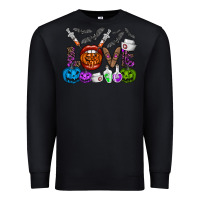 Black love  halloween Premium Sweatshirt - CowhideDigitalArt