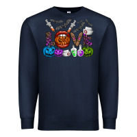 Navy love  halloween Premium Sweatshirt - CowhideDigitalArt