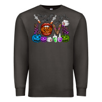 Smoke love  halloween Premium Sweatshirt - CowhideDigitalArt