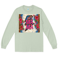 Matcha girl mama thunder with flowers Long Sleeve Tee - TumblerDesignByShophia