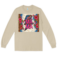 Mushroom girl mama thunder with flowers Long Sleeve Tee - TumblerDesignByShophia
