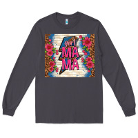 Smoke girl mama thunder with flowers Long Sleeve Tee - TumblerDesignByShophia