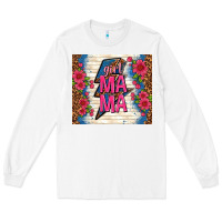White girl mama thunder with flowers Long Sleeve Tee - TumblerDesignByShophia