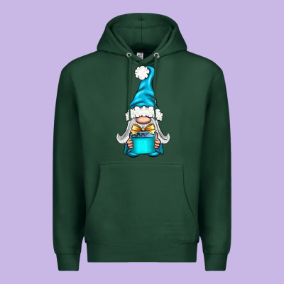 Winter Gnome With Gift Premium Hoodie Designed By Bundleandbundleshop