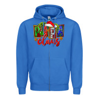 True Royal Christmas papa claus Zipper Hoodie - FaDigitalArtStudio