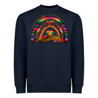 Navy Mexico rainbow Heavyweight Sweatshirt - FaDigitalArtStudio