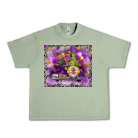 Oil Green Mardi Gras gnome on the truck Urban Heavy Tee - NancyCooperArtShop