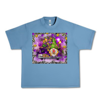 Pebble Blue Mardi Gras gnome on the truck Urban Heavy Tee - NancyCooperArtShop