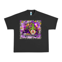Pigment Black Mardi Gras gnome on the truck Urban Heavy Tee - NancyCooperArtShop