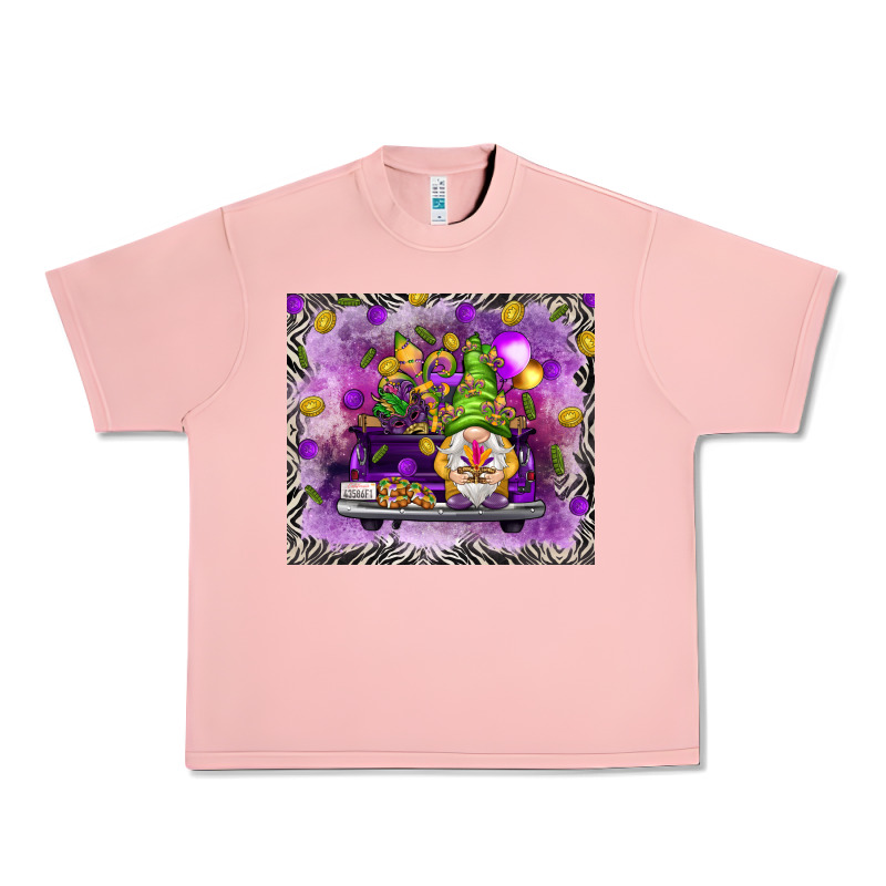 Mardi Gras Gnome On The Truck Urban Heavy Tee by NancyCooperArtShop | Teevron