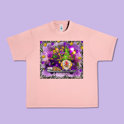 Mardi Gras Gnome On The Truck Urban Heavy Tee Designed By Nancycooperartshop