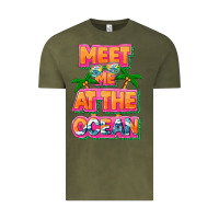Meet Me At The Ocean Summer Vintage Tee | Teevron