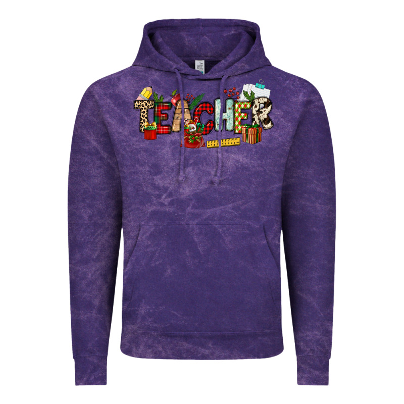 Christmas Teacher Vintage Hoodie by NancyCooperArtShop | Teevron