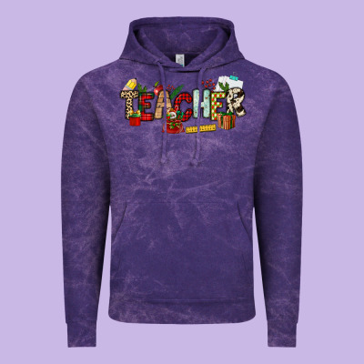 Christmas Teacher Vintage Hoodie Designed By Nancycooperartshop