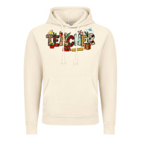 Vintage Artic Christmas Teacher Vintage Hoodie - NancyCooperArtShop