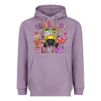 Lavender i have a bus full of valentines Heavyweight Hoodie - CowhideDigitalArt