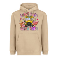 I Have A Bus Full Of Valentines Heavyweight Hoodie | Teevron