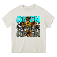 Cream amen Heavy Core Tee - JahusDesignShop