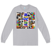 Moon Dust autism mom puzzle ribbon Long Sleeve Tee - TumblerDesignByShophia