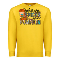 Lemon whatever spices your pumpkin Premium Sweatshirt - CowhideDigitalArt