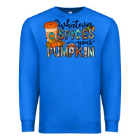 True Royal whatever spices your pumpkin Premium Sweatshirt - CowhideDigitalArt