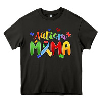 Asphalt autism mama Heavy Core Tee - MaliasSmallBusiness