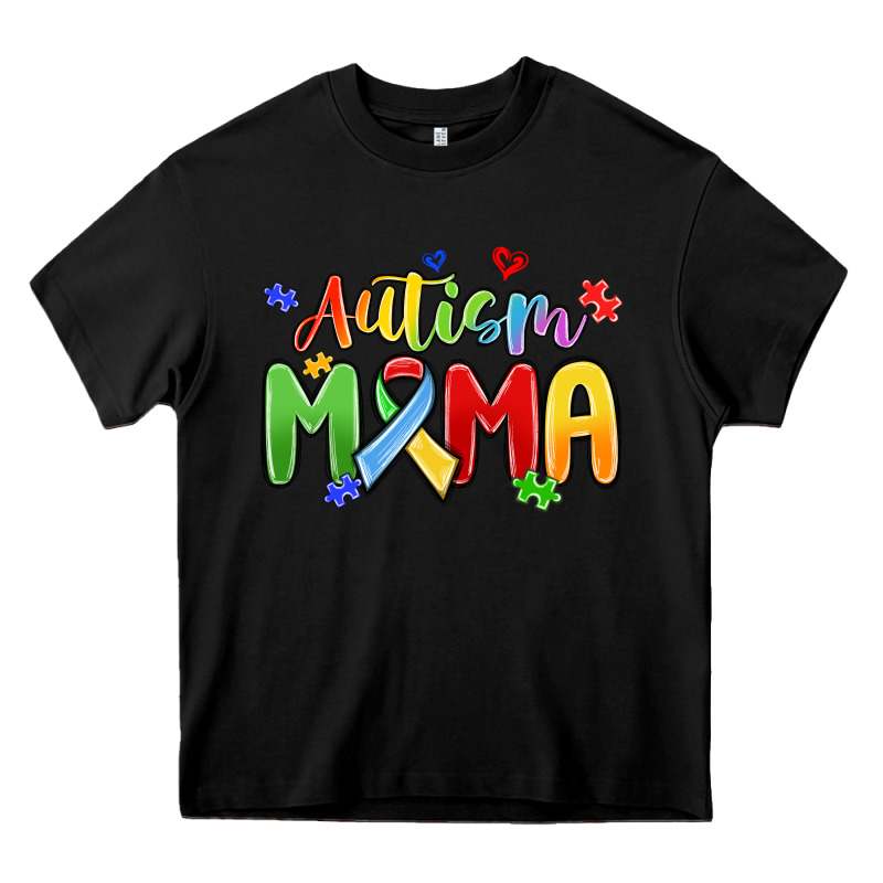 Autism Mama Heavy Core Tee by MaliasSmallBusiness | Teevron