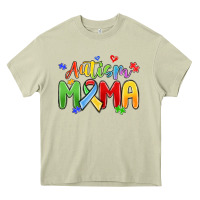 Mossy autism mama Heavy Core Tee - MaliasSmallBusiness